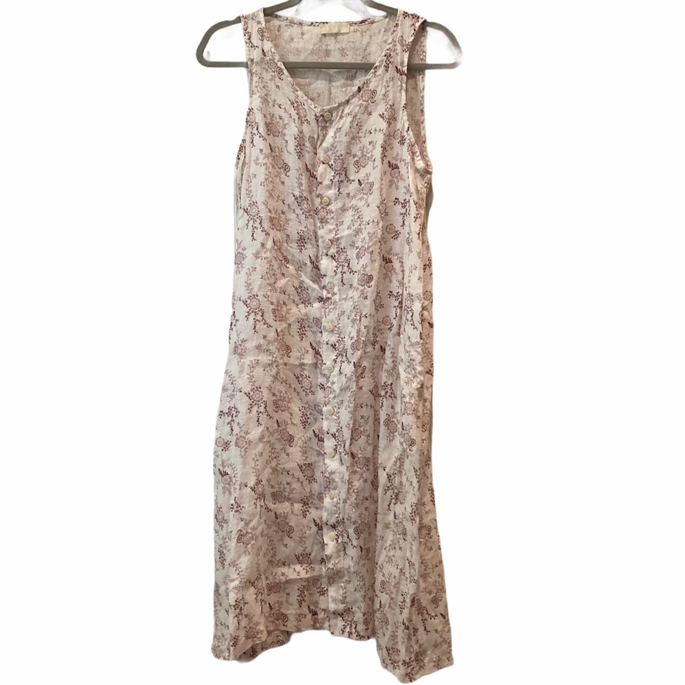 NWOT CP Shades Linen Midi Dress Size Small